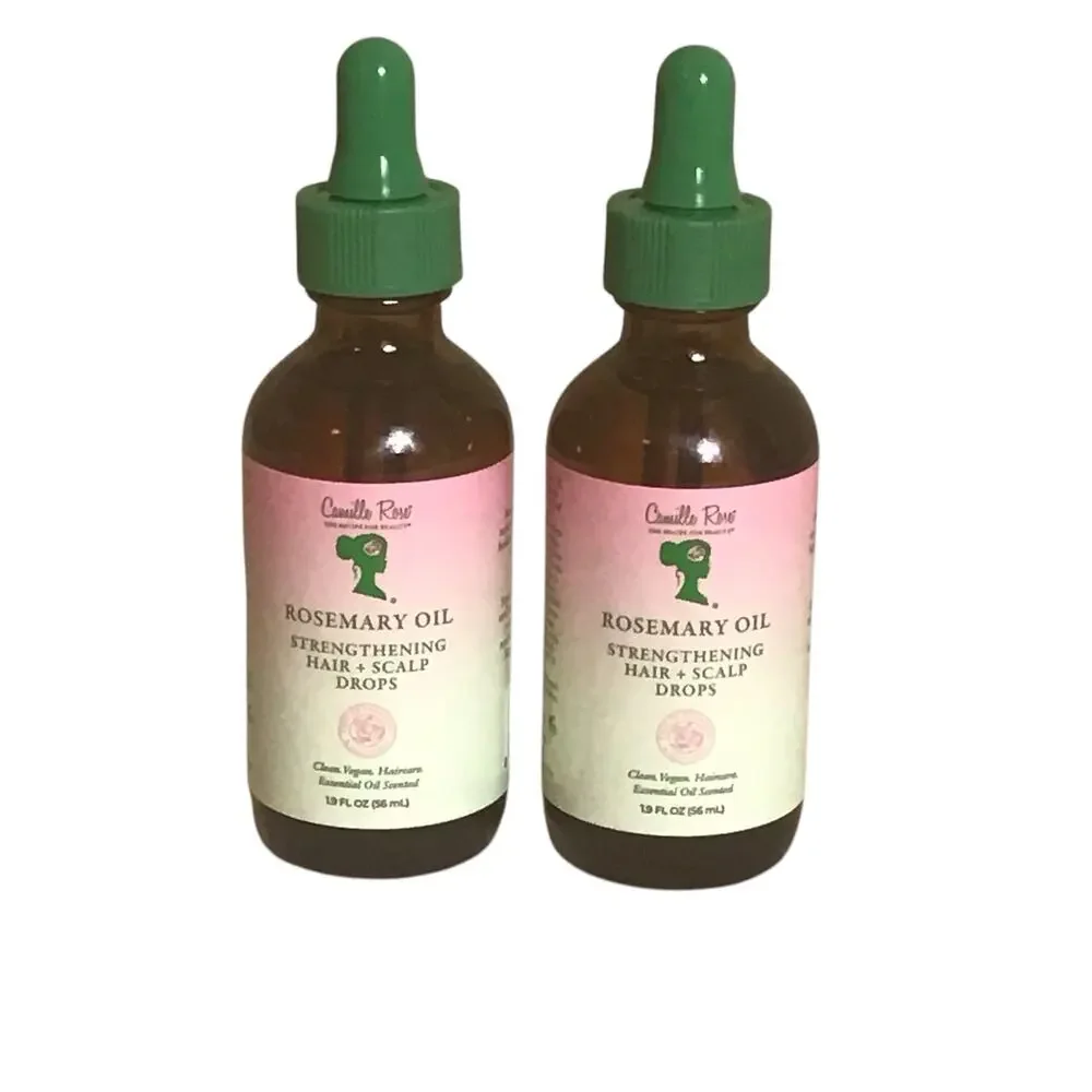 Camille Rose Hair Growth Oil 1.9 fl oz Lot of 2 NWT HairCare Natural Hair
